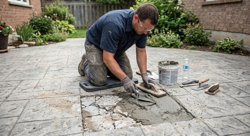 Decorative Concrete Repair in Corpus Christi, TX